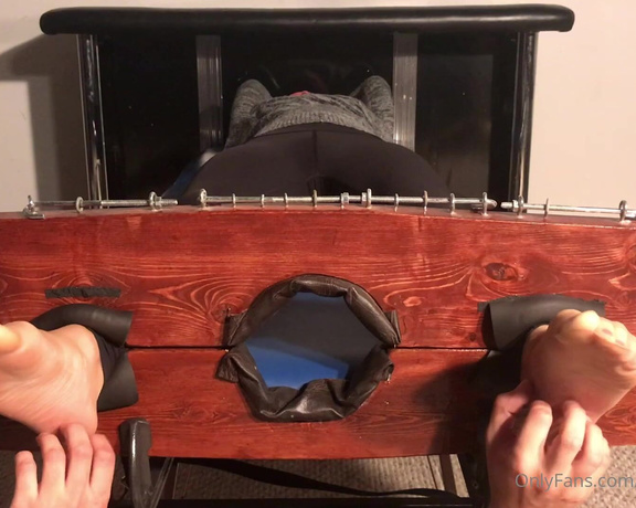 Devil's Footstool aka devilsfootstool OnlyFans - Tina tickled in stocks