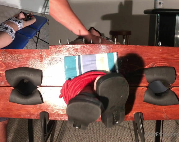 Devil's Footstool aka devilsfootstool OnlyFans - Constance Tickled in Stocks