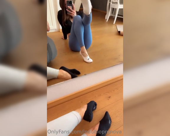 Indubiopronova aka indubiopronova OnlyFans - Just a little clip of @lovelysox and me playing with our socked feet in front