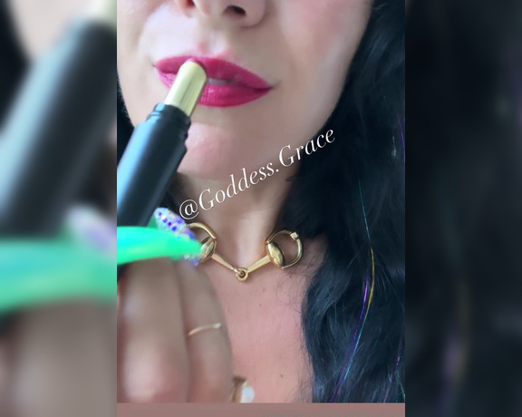 Goddess Grace aka goddessgrace OnlyFans - Yes, I have a lip fetish I once won a kissing contest where contestants had