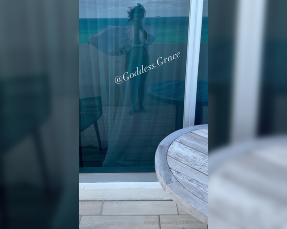 Goddess Grace aka goddessgrace OnlyFans - I need to get ready for my event now dont you love the view from