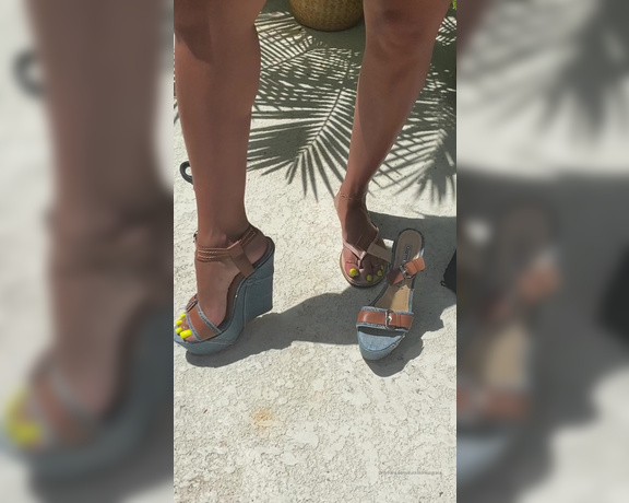 Goddess Grace aka goddessgrace OnlyFans - Full video of my brand new HOTWIFE denim EXTREME wedges by Gianmarco Lorenzi Peek my PLUMP