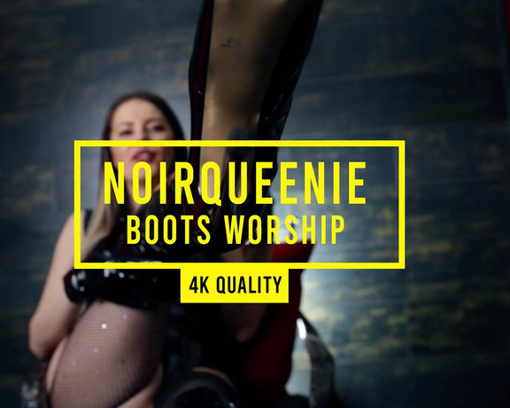 Noir Queenie aka noirqueenie OnlyFans - Worship My Boots  ASMR You are going to get into this spell