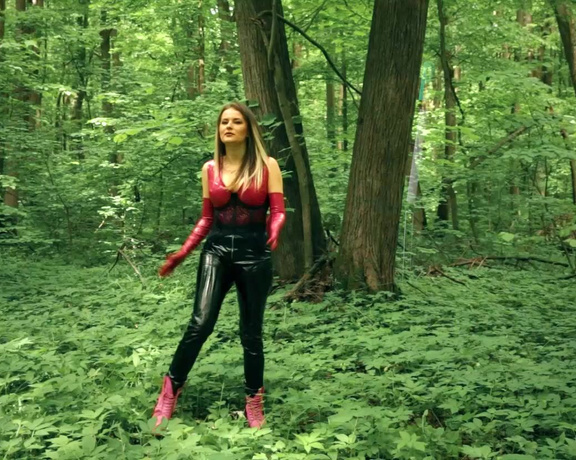 Noir Queenie aka noirqueenie OnlyFans - Ball busting hard in the woods I take this slave in the woods because I want