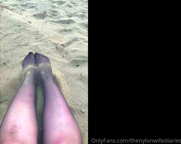 Thenylonwifediaries aka thenylonwifediaries OnlyFans - I love the feel of sand and sea on my nylon feet & legs! Artist Attribution