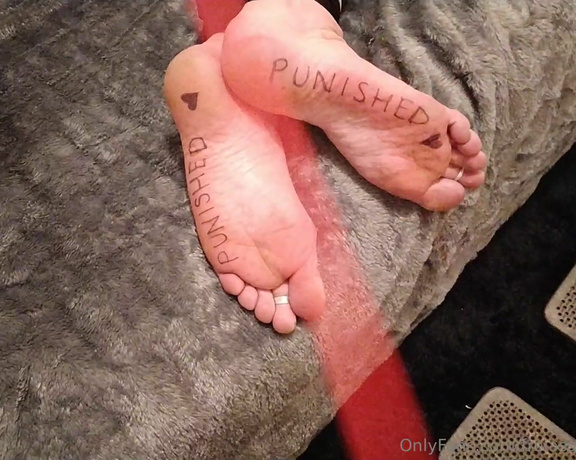 Frejas Submissive Feet aka frejassubmissivefeet OnlyFans - Extended bed time punishment 3x1 min on the nail boards, 120 strokes with the cane and