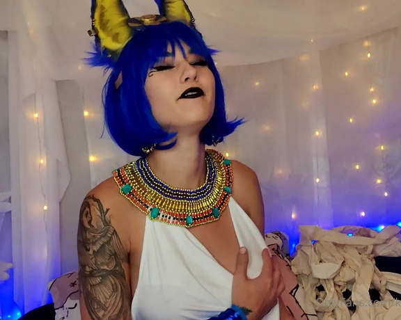 Kitsune_Foreplay aka kitsune_foreplay OnlyFans - Ankha Swallows Sacrifices! Soft Vore, Neck Fetish, Goddess Worship