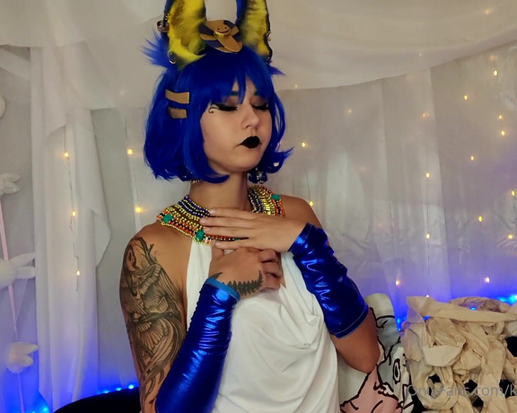 Kitsune_Foreplay aka kitsune_foreplay OnlyFans - Ankha Swallows Sacrifices! Soft Vore, Neck Fetish, Goddess Worship