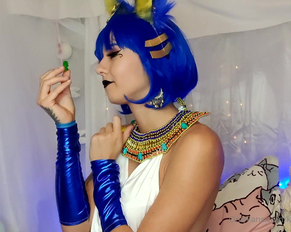 Kitsune_Foreplay aka kitsune_foreplay OnlyFans - Ankha Swallows Sacrifices! Soft Vore, Neck Fetish, Goddess Worship