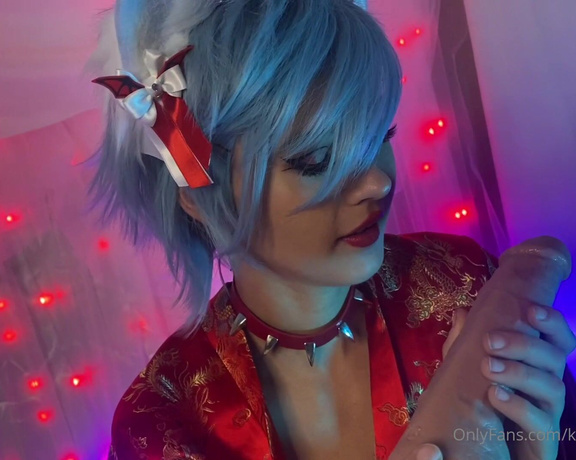 Kitsune_Foreplay aka kitsune_foreplay OnlyFans - Cat Girl Rides Huge Dildo! Cumshot, Riding)