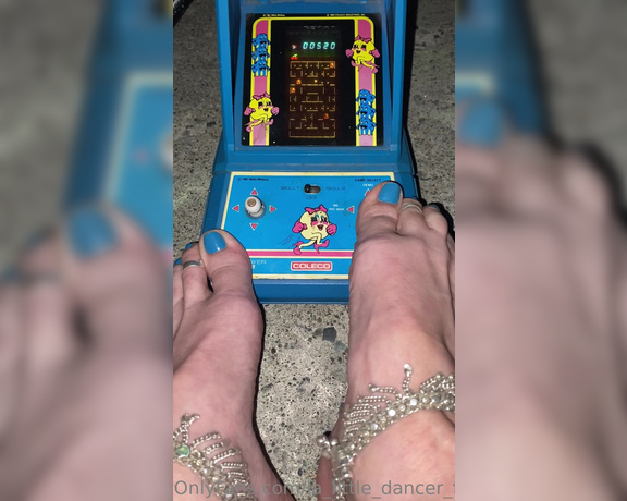 Lezlyan aka la_little_dancer_feet OnlyFans - Who remembers this I had so much fun playing Ms PAC MAN” at my friends place!