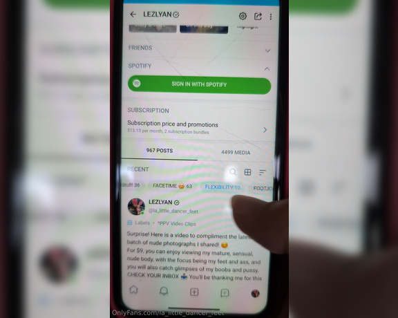 Lezlyan aka la_little_dancer_feet OnlyFans - In this video I am showing you how to locate the categories that separate content