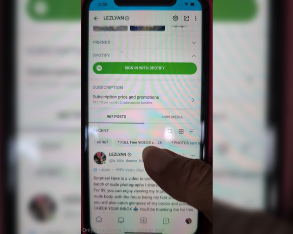 Lezlyan aka la_little_dancer_feet OnlyFans - In this video I am showing you how to locate the categories that separate content