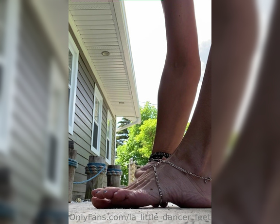 Lezlyan aka la_little_dancer_feet OnlyFans - What a great weekend I had! I’m just relaxing today and thinking of you all Here’s