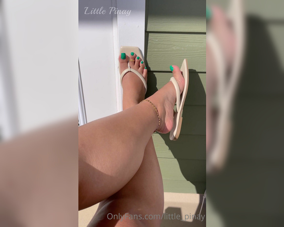 Little Pinay aka little_pinay OnlyFans - Now you get to salivate over my green toes