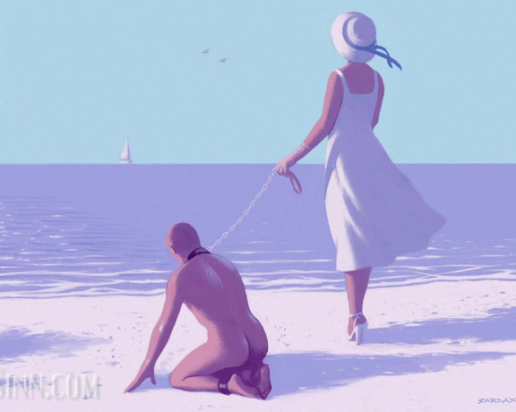 House of Sinn aka houseofsinn OnlyFans - #UpCloseAndPersonal The Beach, a painting by Sardax