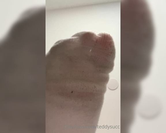 Teddysucc aka teddysucc OnlyFans - Sweaty ass smelly ass dirty ass gym sock video