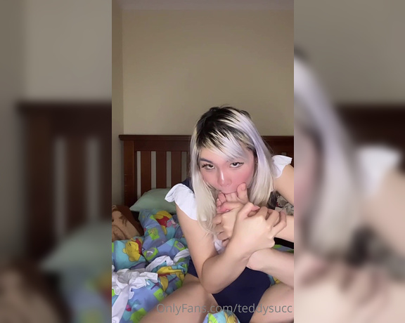 Teddysucc aka teddysucc OnlyFans - Nearly 2min SELF WORSHIP VIDEO