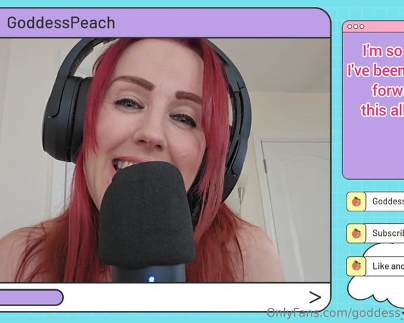 Goddess Peach aka goddess_peach_official OnlyFans - Your favourite ASMR model justfarted! Youve been so excited for this! Youre about