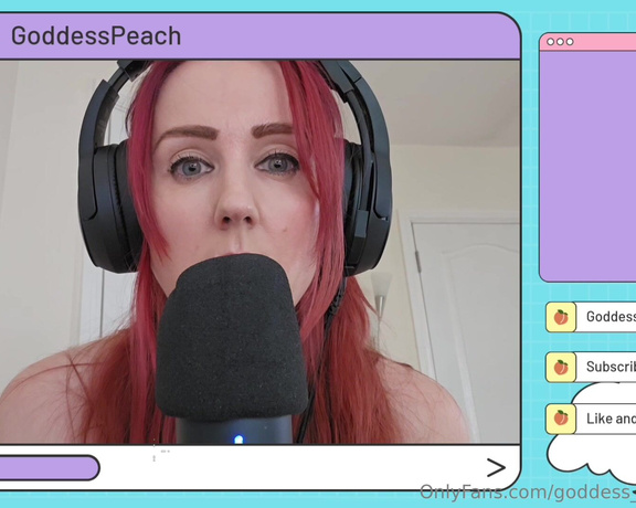 Goddess Peach aka goddess_peach_official OnlyFans - Your favourite ASMR model justfarted! Youve been so excited for this! Youre about