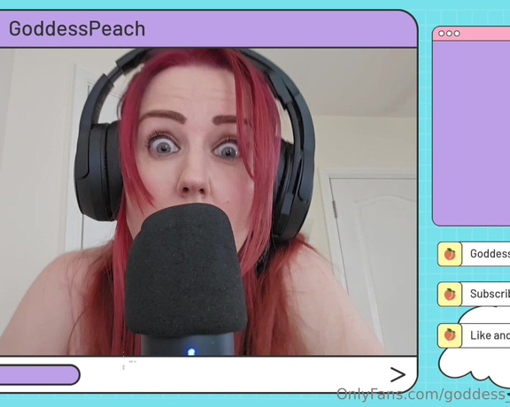 Goddess Peach aka goddess_peach_official OnlyFans - Your favourite ASMR model justfarted! Youve been so excited for this! Youre about