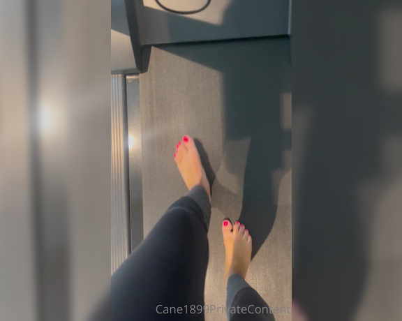 Miss Cane aka itsmisscane OnlyFans - Thought id film my steps before my workout