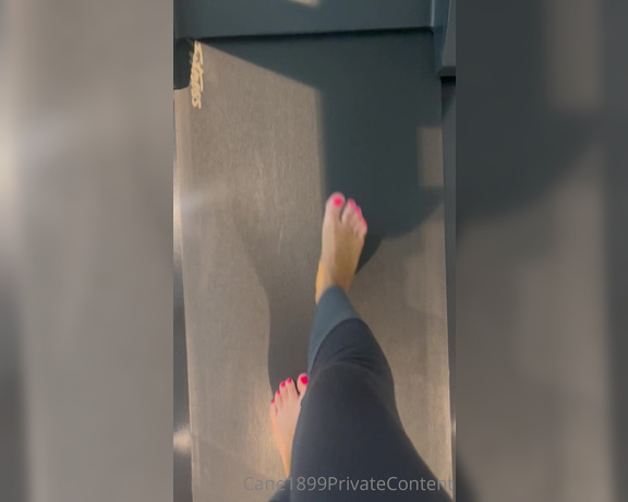 Miss Cane aka itsmisscane OnlyFans - Thought id film my steps before my workout