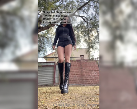 Miss Cane aka itsmisscane OnlyFans - Clean my boots worship, humiliation clip going out tomorrow ! I know y’all been waiting