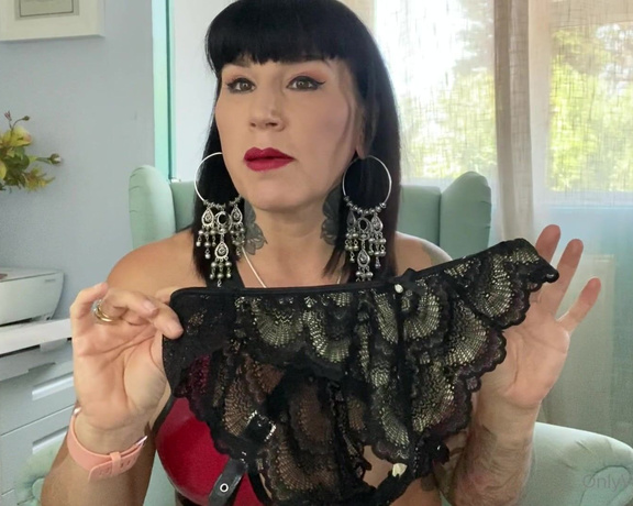 Mistress Ava Von Medisin aka avavonmedisin OnlyFans - I told you about sniffing My panties and what the consequences are !!! So now you