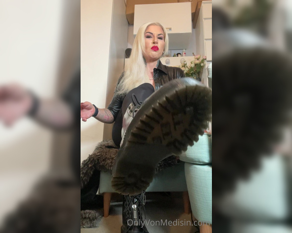 Mistress Ava Von Medisin aka avavonmedisin OnlyFans - When I’m in the mood for some serous trampling what better #boots to use than