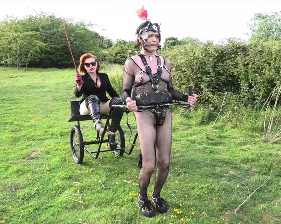 Mistress Ava Von Medisin aka avavonmedisin OnlyFans - Outdoor #PonyGirl Training I feel that the pony is reasonably competent after My indoor training Will