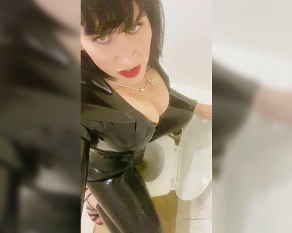 Mistress Ava Von Medisin aka avavonmedisin OnlyFans - So much essence of Mistress going to waste Missing My sweat worship and WC slaves #latexGoddess