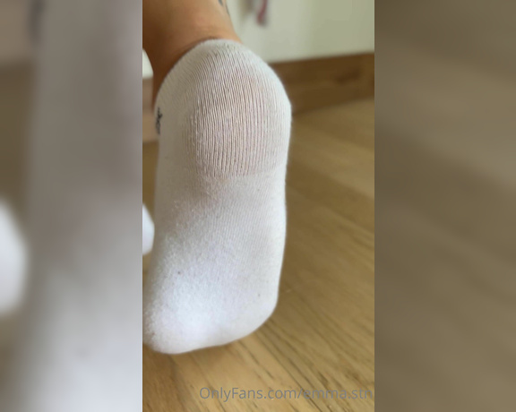 Emma Stn aka emmastn OnlyFans - You see my dirty white socks I want you to clean them with your tongue!