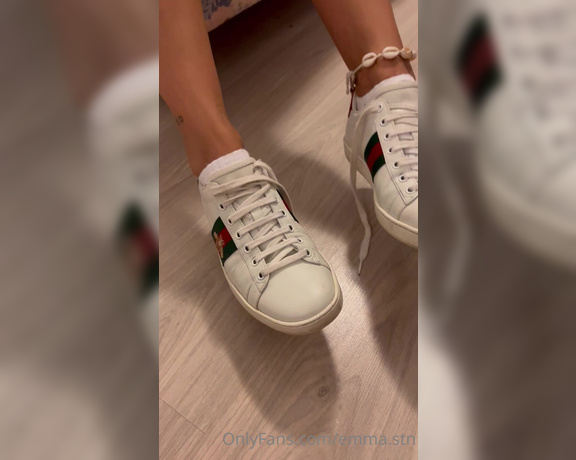 Emma Stn aka emmastn OnlyFans - Imagine I was on a night out and come back with these cute sneakers on