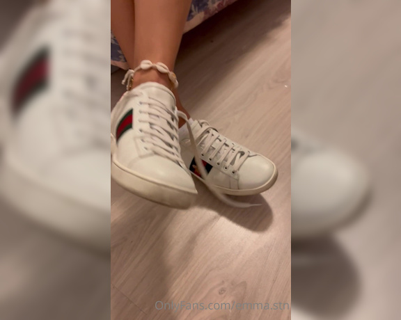 Emma Stn aka emmastn OnlyFans - Imagine I was on a night out and come back with these cute sneakers on