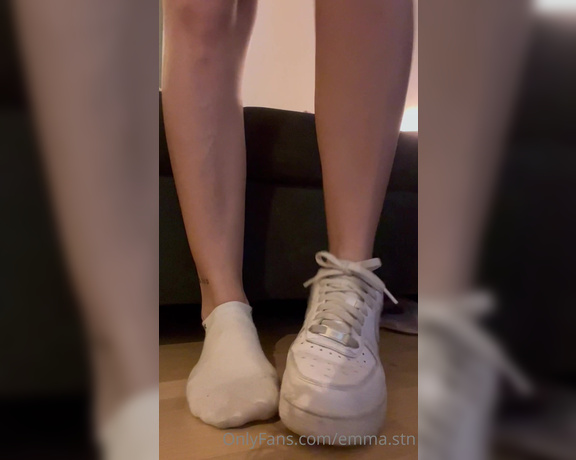 Emma Stn aka emmastn OnlyFans - I absolutely love my air force! So I want you my little foot slave to clean