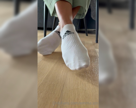 Emma Stn aka emmastn OnlyFans - POV Youre my little foot dog and I force you to worship my sweaty socks for