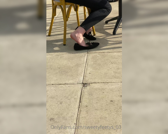 Sweetyfeetys_03 Onlyfans - Would you be sneaky and record me if you saw me shoeplaying in public