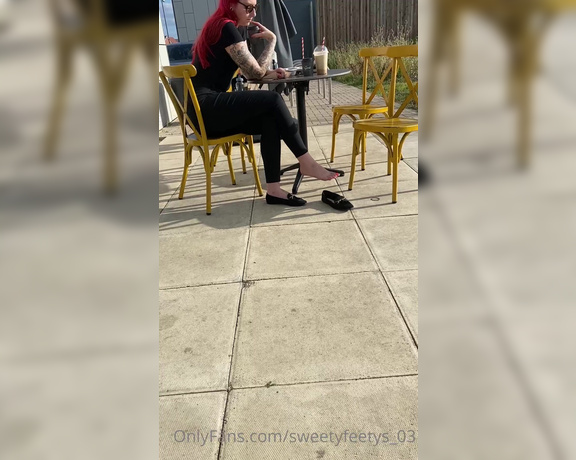 Sweetyfeetys_03 Onlyfans - Would you be sneaky and record me if you saw me shoeplaying in public