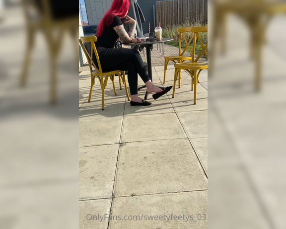 Sweetyfeetys_03 Onlyfans - Would you be sneaky and record me if you saw me shoeplaying in public
