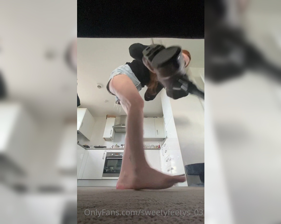 Sweetyfeetys_03 Onlyfans - New unaware giantess video ! With different camera angle You were hiding under my furniture for