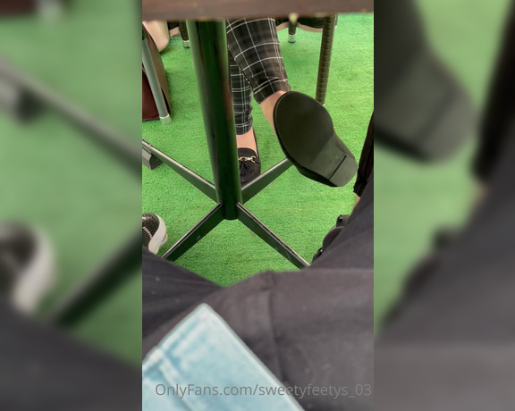 Sweetyfeetys_03 Onlyfans - What if I was teasing you like that in public How hard would you get Keep swiping for the video 6