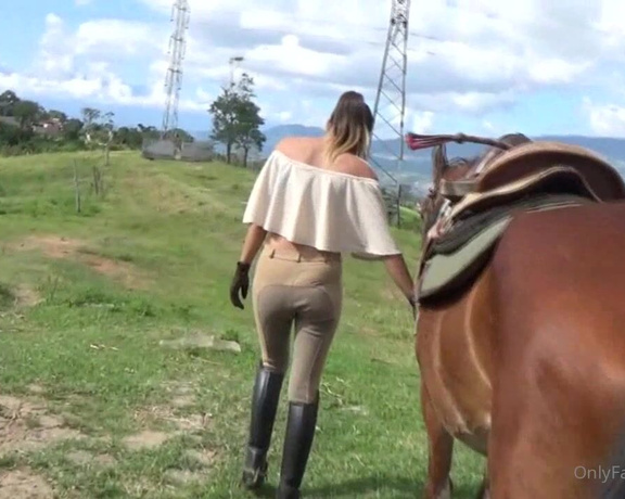 Gerald Hrfan aka ghrfan OnlyFans - The moments before the ride The Goddess is walking with her horse One can admire The