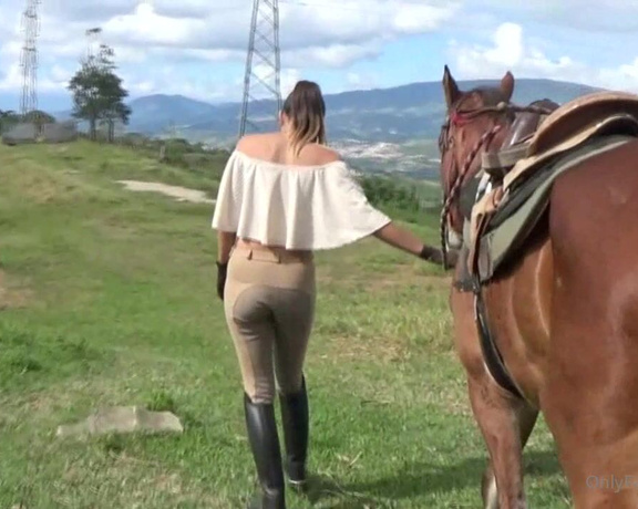 Gerald Hrfan aka ghrfan OnlyFans - The moments before the ride The Goddess is walking with her horse One can admire The