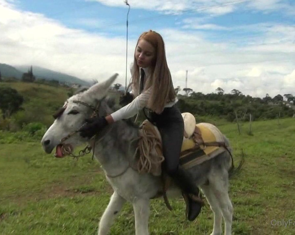 Gerald Hrfan aka ghrfan OnlyFans - A nice teaser from Beckys first ride on the Burro I dont know why but