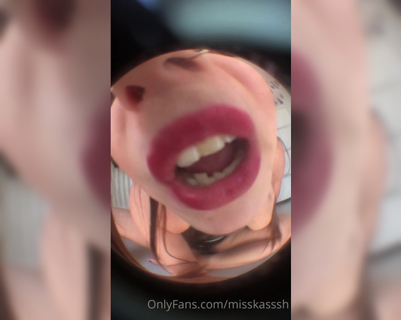 Katlyn Moree aka katlynmoree OnlyFans - Spit, feet clean & close up angry humiliation fisheye)