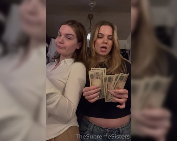 The Supreme Sisters aka thesupremesisters OnlyFans - Cute little cashm333t today