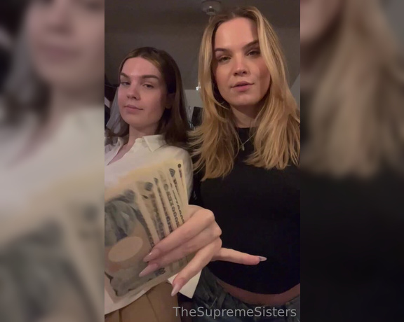 The Supreme Sisters aka thesupremesisters OnlyFans - Cute little cashm333t today