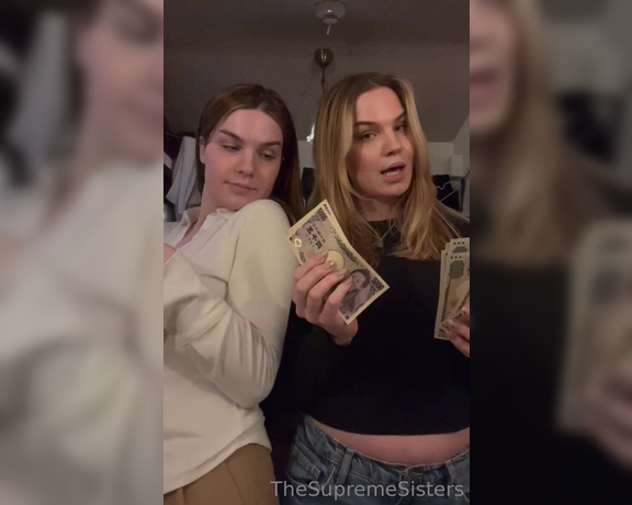 The Supreme Sisters aka thesupremesisters OnlyFans - Cute little cashm333t today