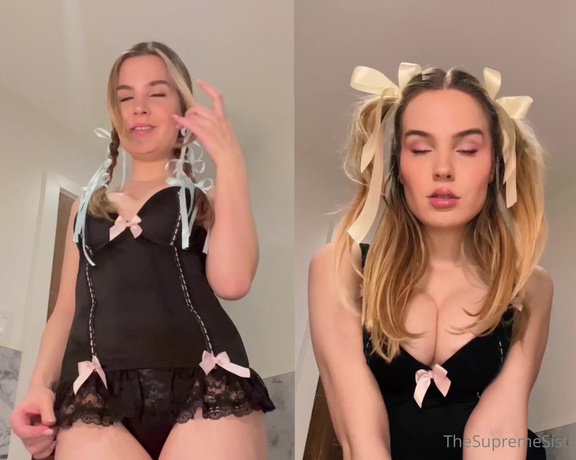 The Supreme Sisters aka thesupremesisters OnlyFans - New clip check your inboxes for the full experience What’s your favourite part about being